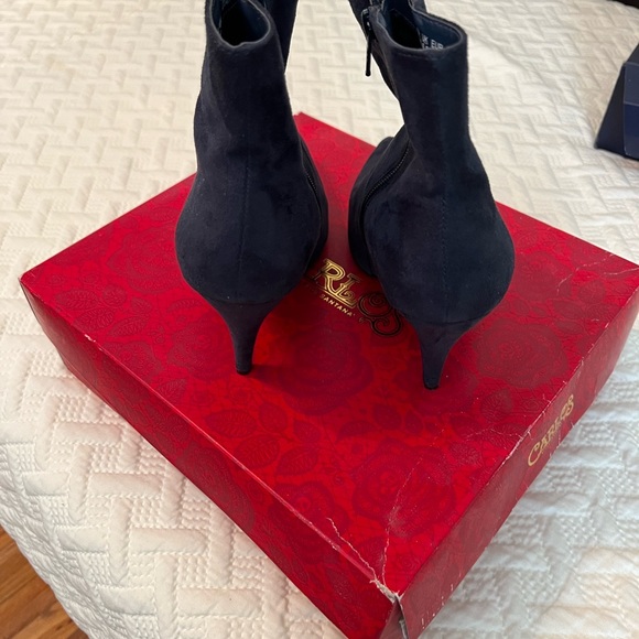 Suede blue Carlos Santana booties - Picture 4 of 6